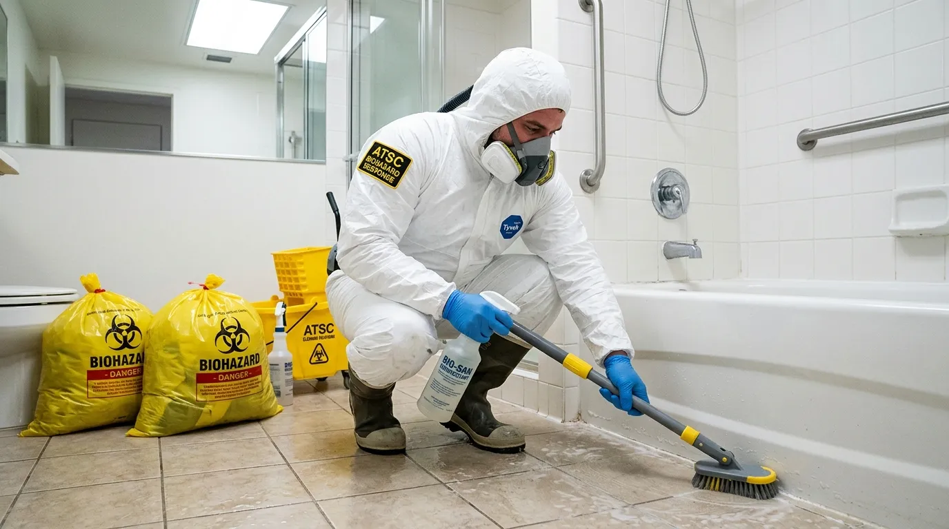 Decontamination equipment deployed for Blood Cleanup in Mamaroneck